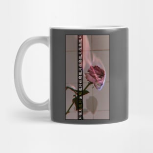 burning rose Mug